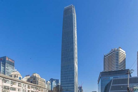 国贸大厦三期正立面