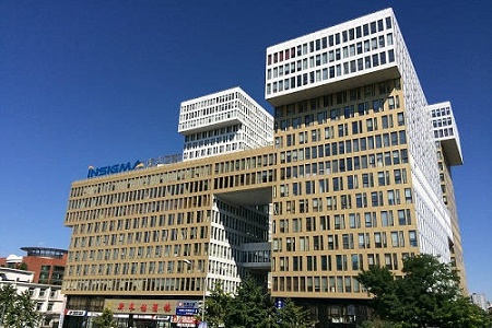 北京国际大厦侧立面